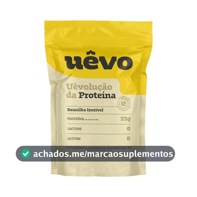 Proteína UÊVO em pó sabor Baunilha x 1kg