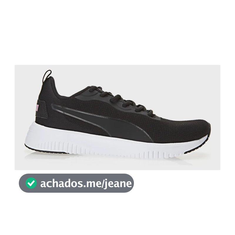 Tênis Feminino Flyer Flex Bdp Puma Puma Black-pale Pink Liso 37