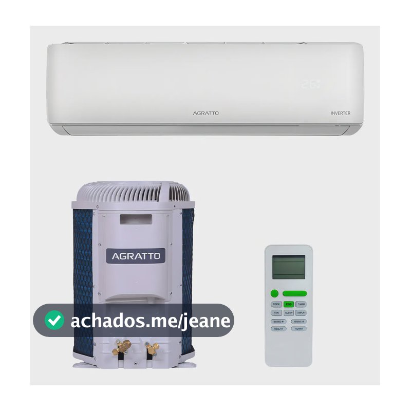 Ar Condicionado Split Agratto Livtop Inverter 12k F R32 Cor Branco