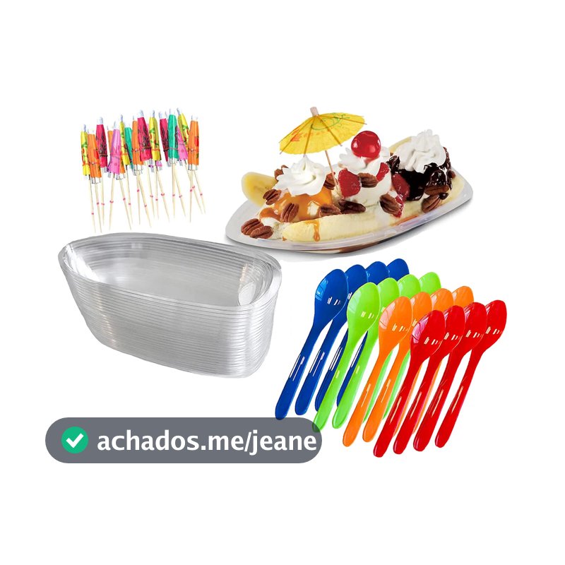 Banana Split Boats Outside The Box Papers Clear Plastic 360m