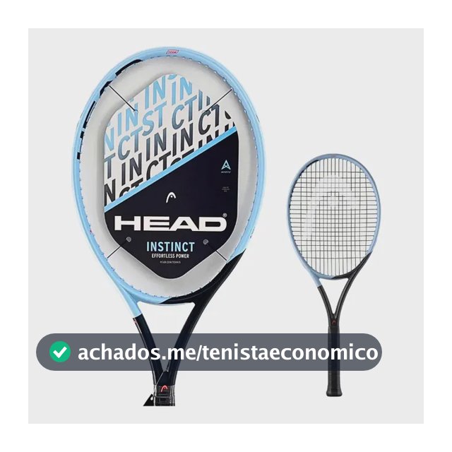 Raq Tênis Instinct Team 2025 285g Adulto Aro 100 Sem Corda