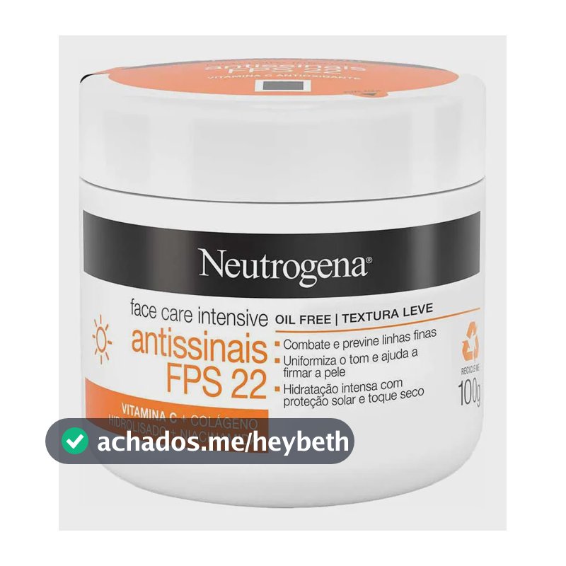 Hidratante Facial Neutrogena Face Care Antissinais Dia Fps 2