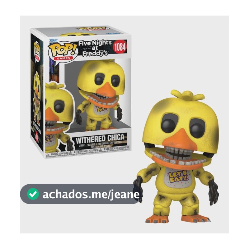 Boneco Funko Pop! Five Nights At Freddy's - Withered Chica