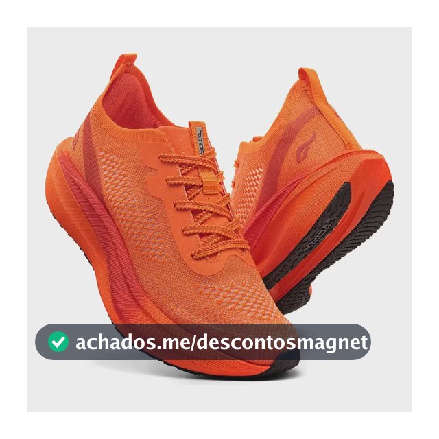 Tênis Torx Ultra Max Corrida Placa Propulsão 220g Laranja