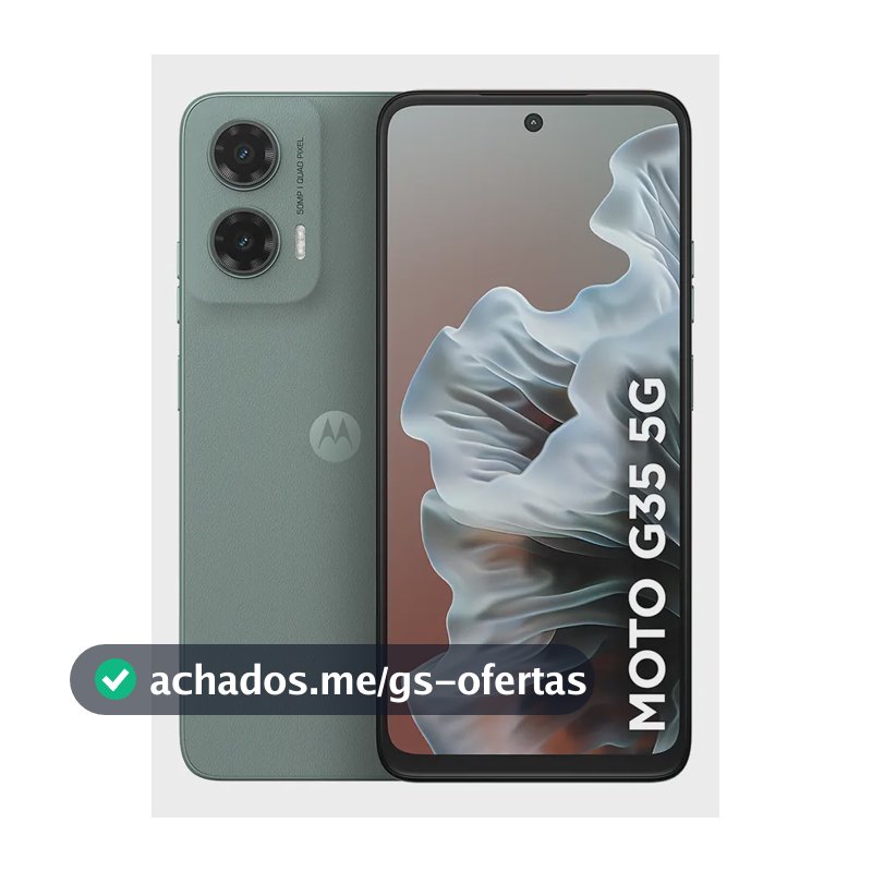Smartphone Motorola Moto g35 5G - 256GB 4GB RAM+8GB Ram Boost, e Camera 50MP com AI NFC Tela 6.7" com Superbrilho - Cinza
