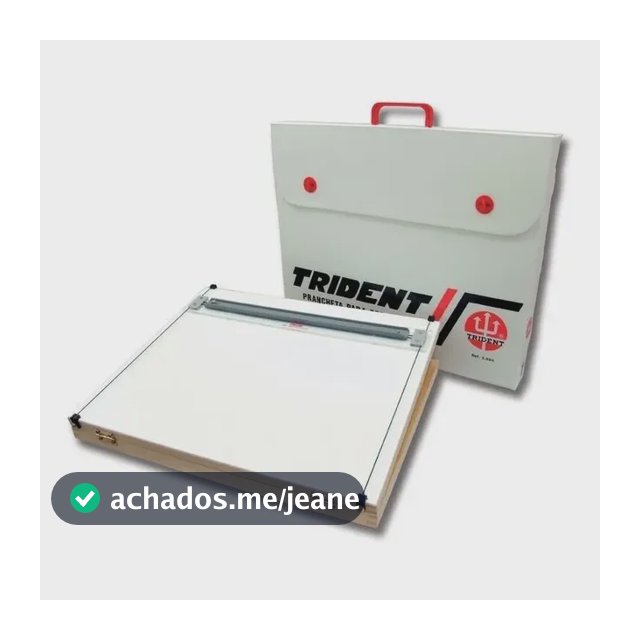 Prancheta Portátil P/ Desenho A3 + Regua Paralela - Trident