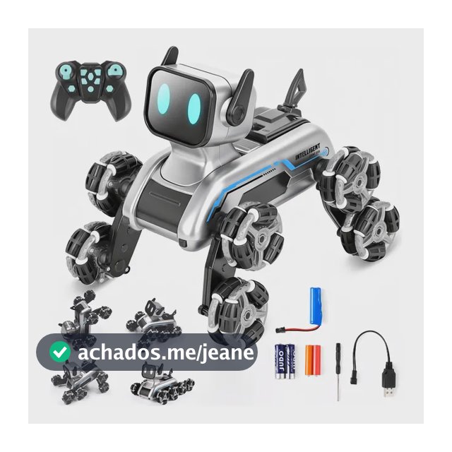 Cachorro Robô Inteligente Brinquedo Infantil Interativo Cachorro Robô