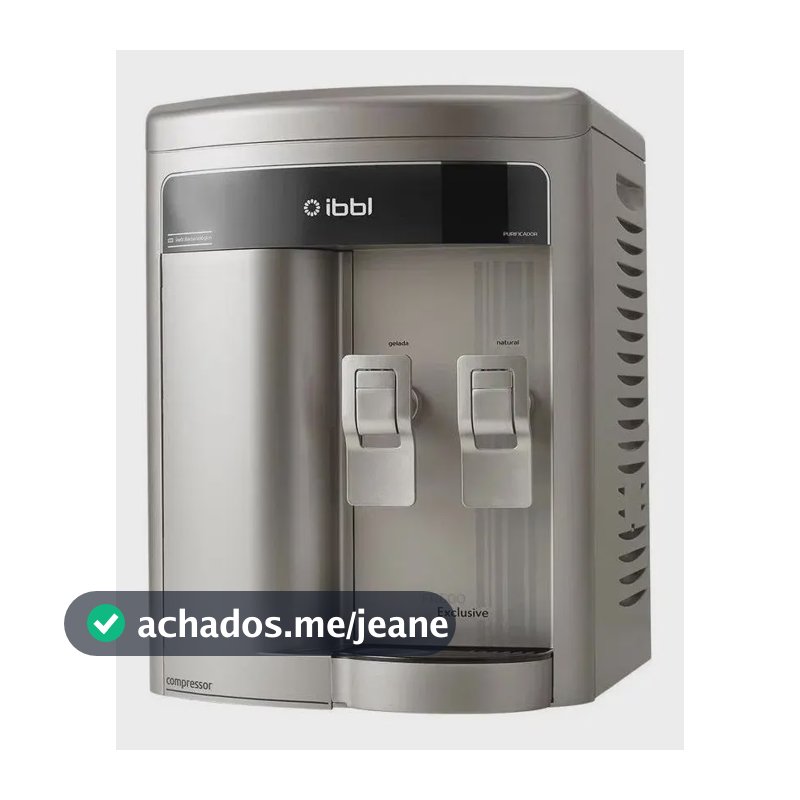 Purificador de Água FR600 Exclusive Prata com Compressor IBBL