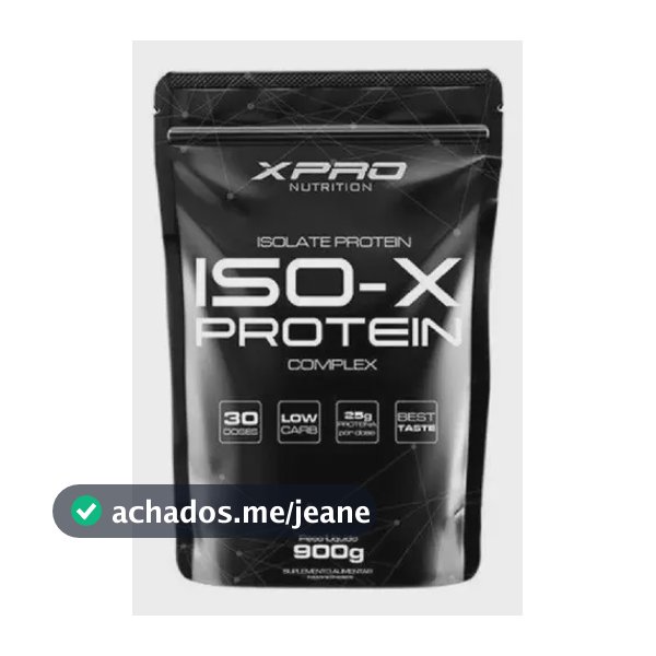 Whey Protein Isolado Iso-x X-pro Nutrition 900g Bolo De Churros