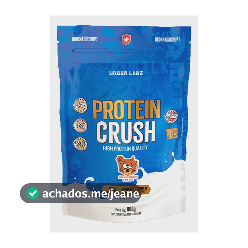 Proteína Under Labz Whey concentrado Crush em pó sabor Cookies Bear x 900g