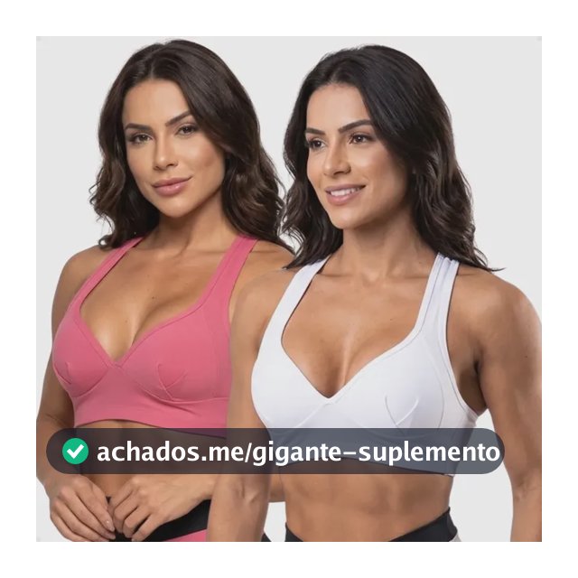 Kit 2 Tops Com Bojo Esportivo Fitness Academia Yoga Ciclismo
