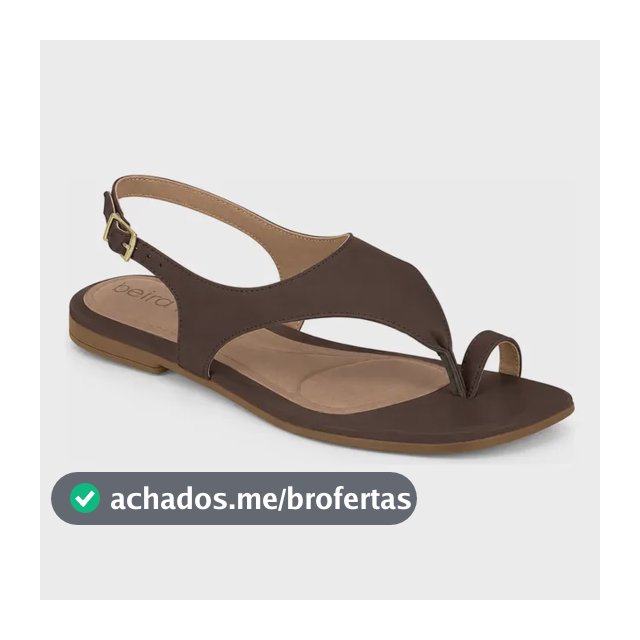Sandália Rasterinha Moderna Feminina Confortável Original