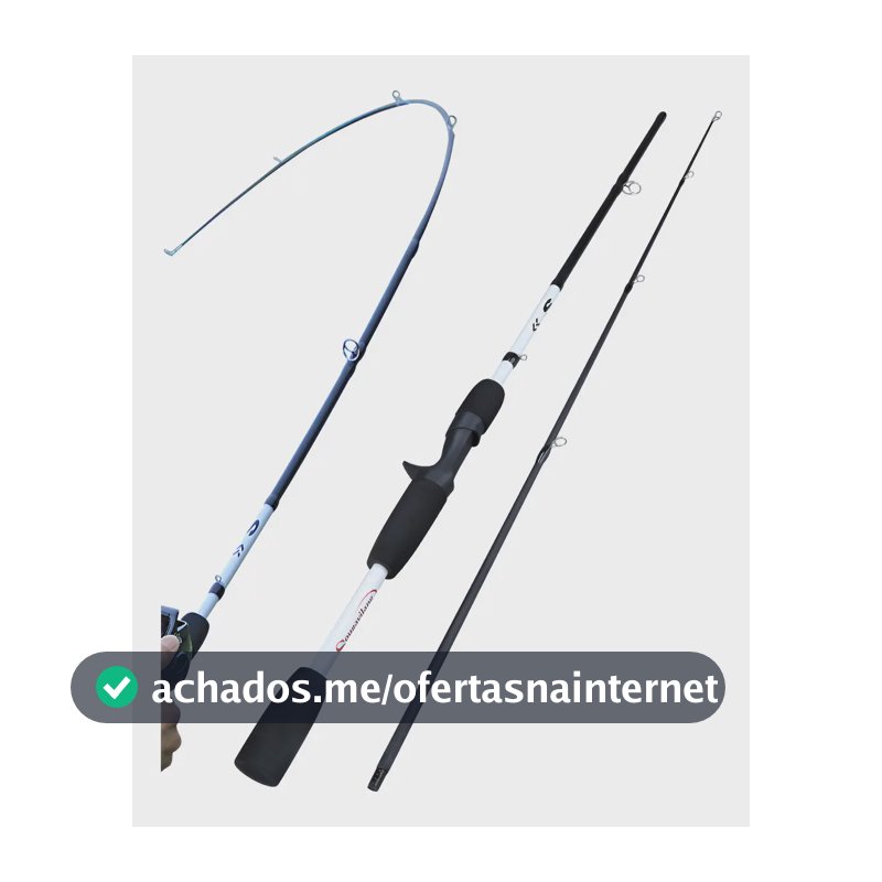 Vara Para Carretilha Sougayilang 1,65m 2 Partes Carbono Vara 10lbs