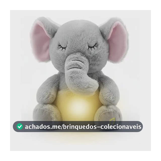 Pelúcia Elefante Respira E Acalma 4 Funções Antistress Music Pelúcia Musical Elefante Respira E Acalma 4 Funções - Elephant Antistress