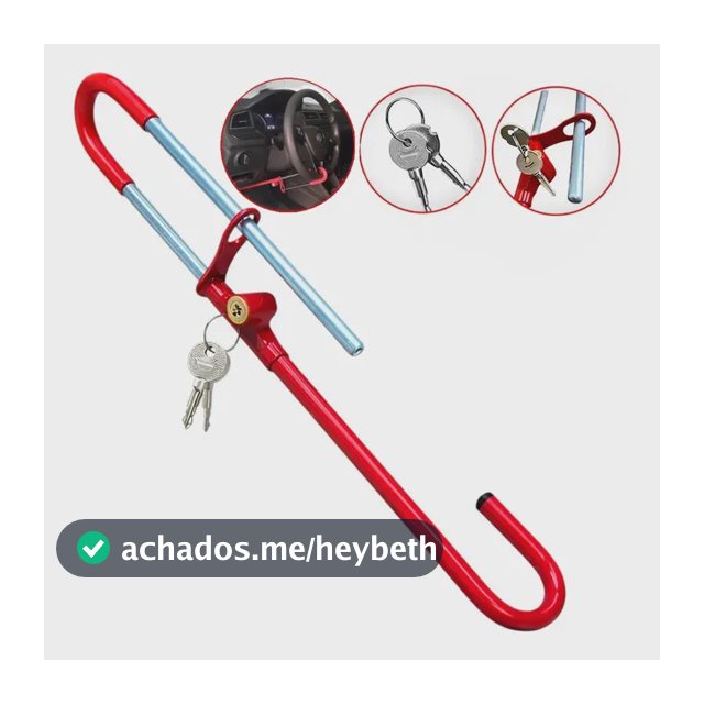 Trava Segurança De Carro Universal Antifurto Pedal Volante