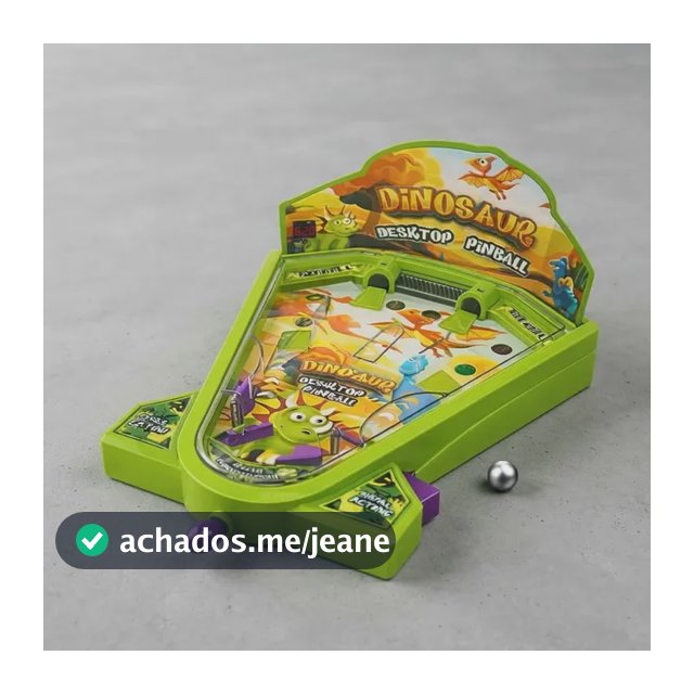 Jogo Pimbol Fliperama De Mesa - Infantil Dinossauro Pinball