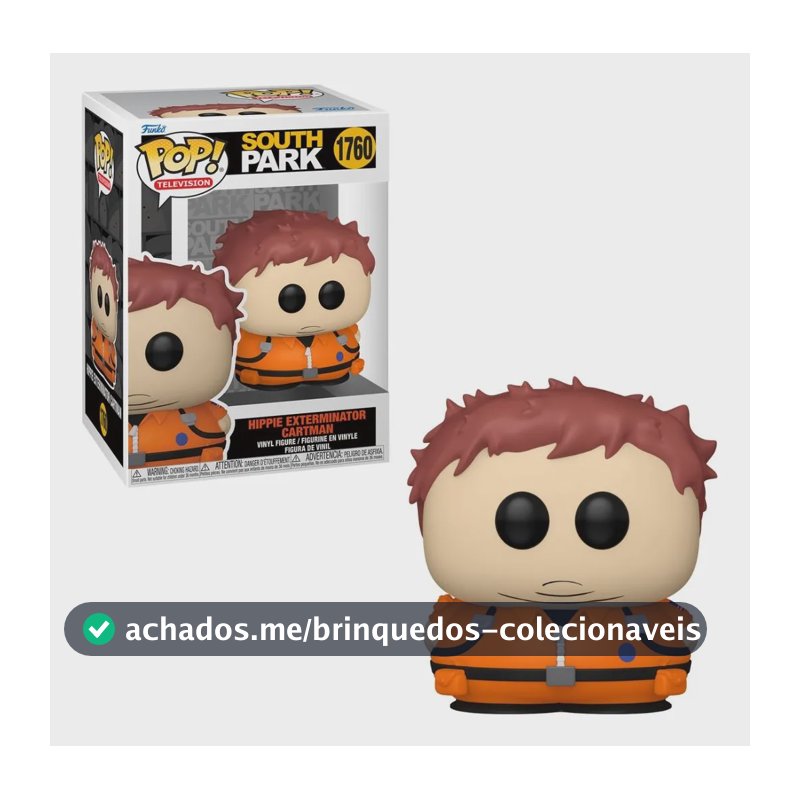 Boneco Funko Pop! South Park Cartman Exterminador De Hippies