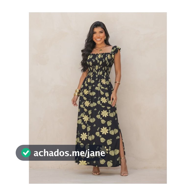 Vestido Longo Casual Soltinho Alcinha Verao Festa Elegante