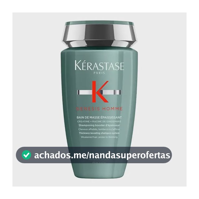 Shampoo Kérastase Genesis Homme Bain de Masse