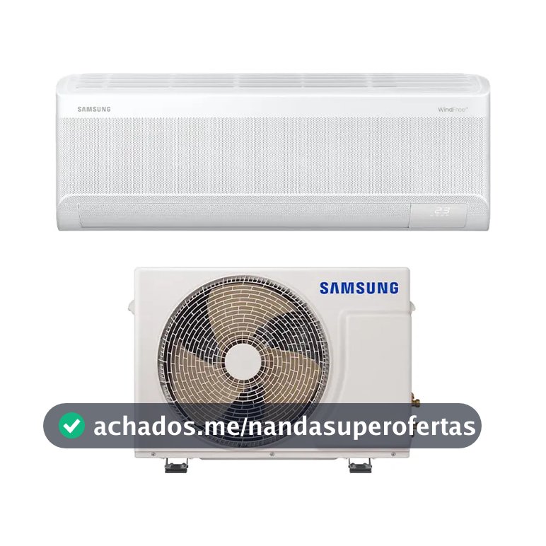 Ar-condicionado Split Samsung Inverter Windfree Ai 12.000 Btus Frio Sem Vento Ar12dyfaawknaz