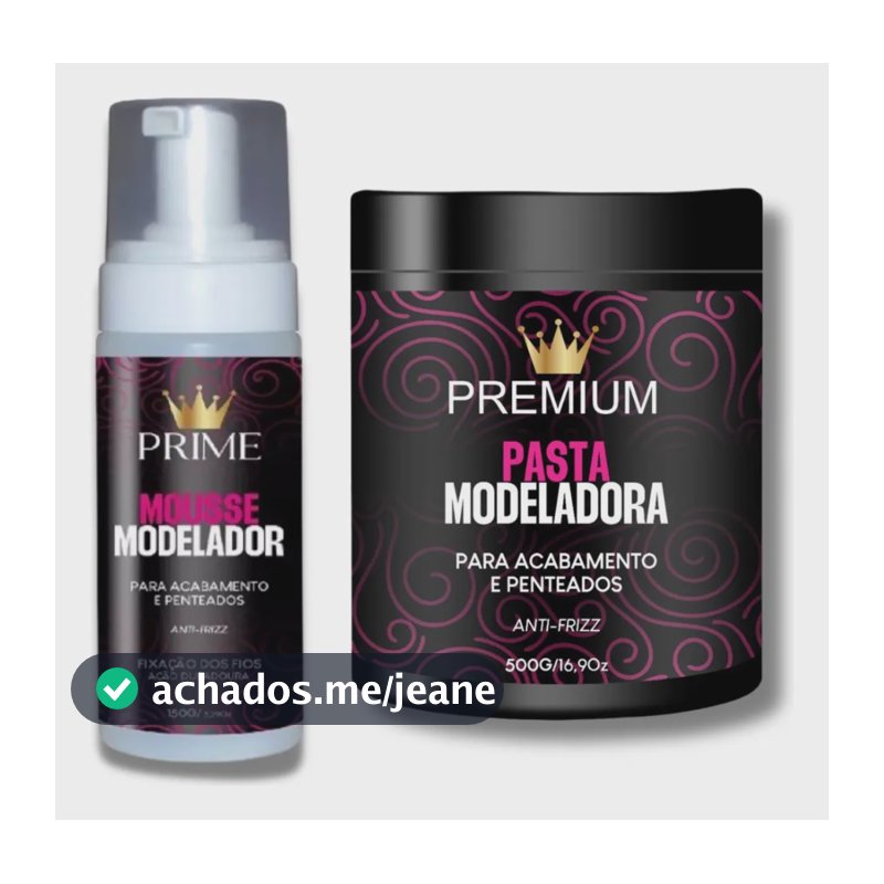 Kit Mousse + Pasta Modeladora P/ Tranças Nago Boxbraids 500g