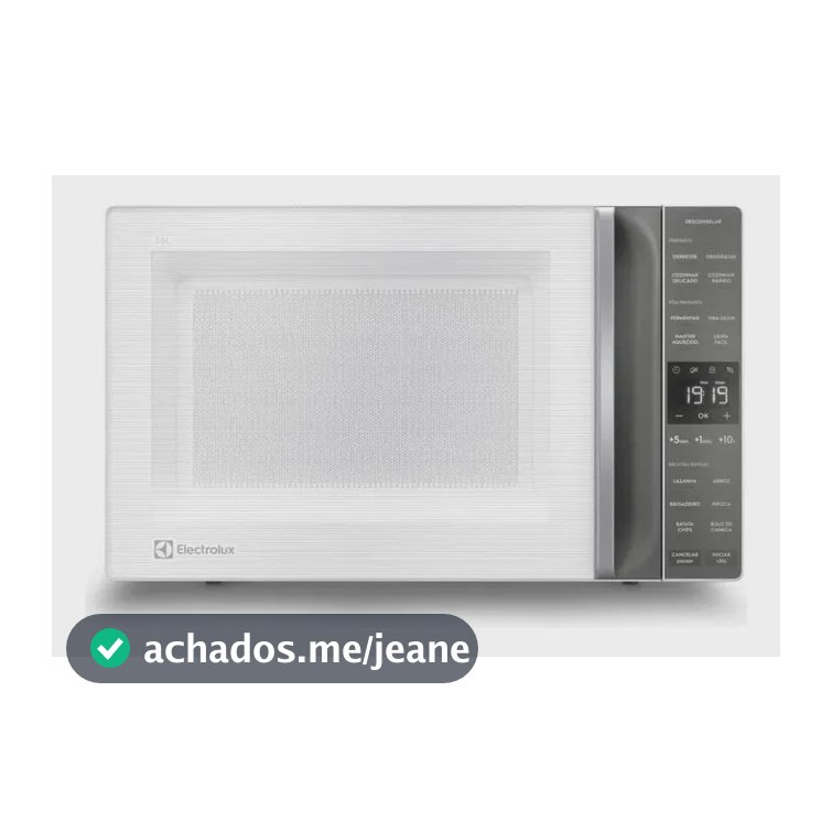 Micro-ondas Electrolux 36L Branco Efficient com Descongelamento Assistido ME36B
