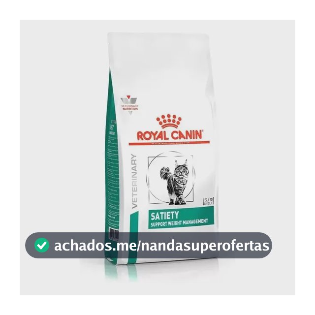 Ração Royal Canin Feline Veterinary Diet Satiety Gatos 1,5kg