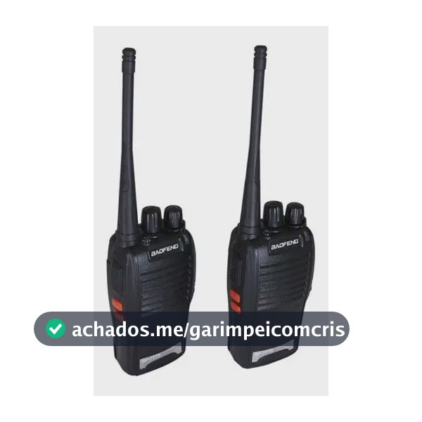 Baofeng BF-777S Comunicação Longa Distância 16 Canais Cor Preto