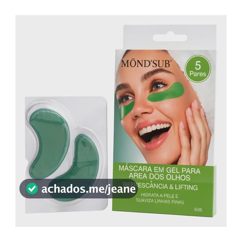 Máscara Para Os Olhos Refrescância & Elasticidade Em Gel Todo Tipo De Pele