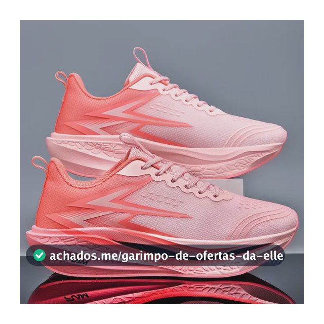 Novos Tênis De Corrida Com Absorção De Choque1 Calçados Espo Rosa 45 European Union
