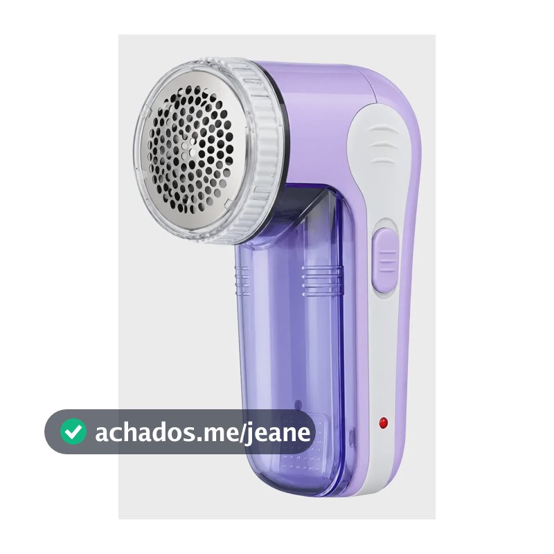 Papa Bolinhas Elétrico Roupas Recarregável Bivolt Tira Pelos Lilás 127/220v
