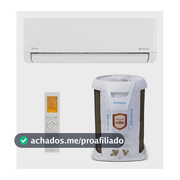 Ar Condicionado Split Hi Wall Midea Airvolution Inverter 9.000 Btus Frio R-32