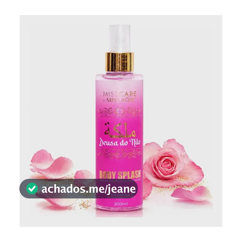 Body Splash Árabe Perfume Feminino Floral Deusa Do Nilo