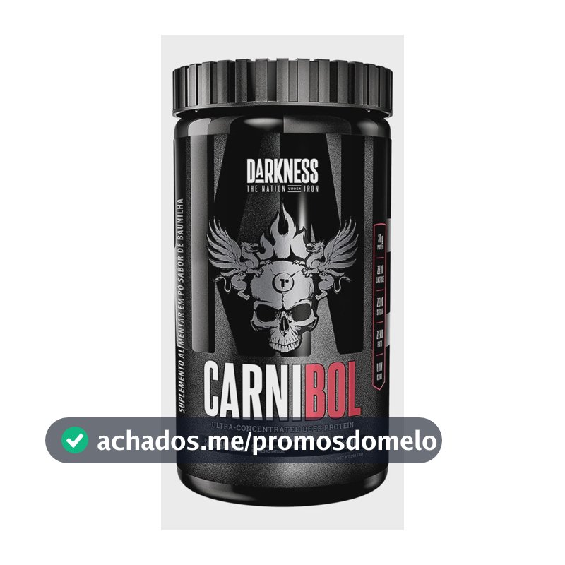 Proteína Darkness Carnibol Beef em pó Sabor Baunilha 900g