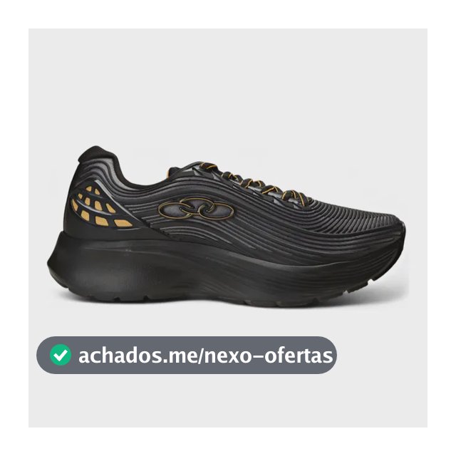 Tênis Esportivo Masculino Fluir Olympikus Preto/chumbo Liso 42 Br