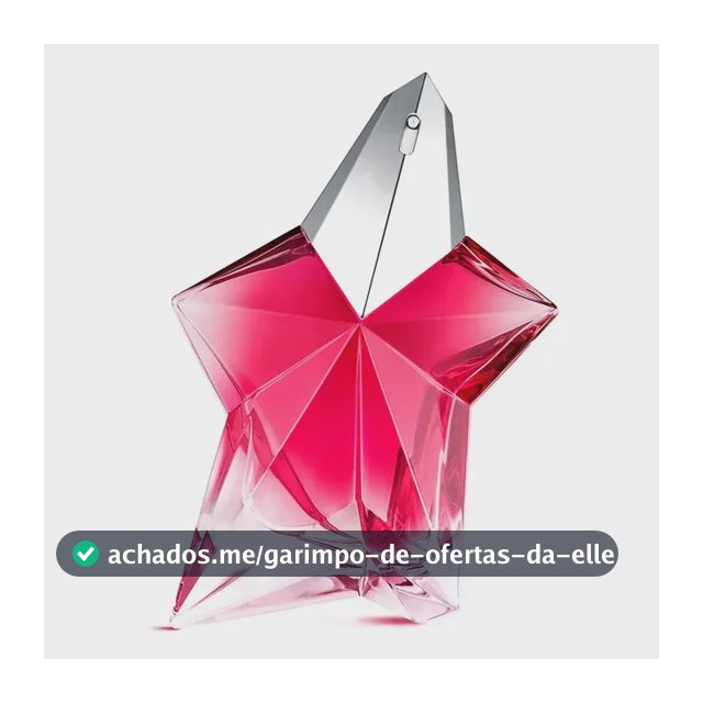 Perfume Feminino com Rosa Damascena e Framboesa, Fragrância Floral Frutada Amadeirada de Alta Fixação, Refilável, Angel Nova Mugler, 100ml