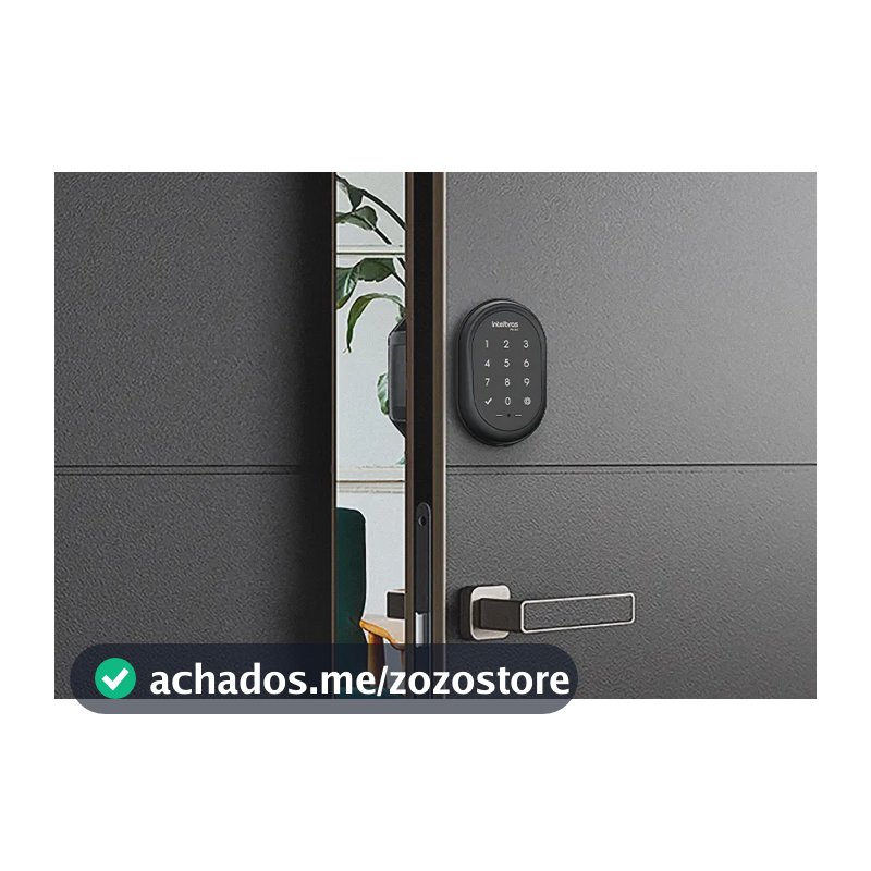 Fechadura Digital De Sobrepor Fr 102 Preto Intelbras