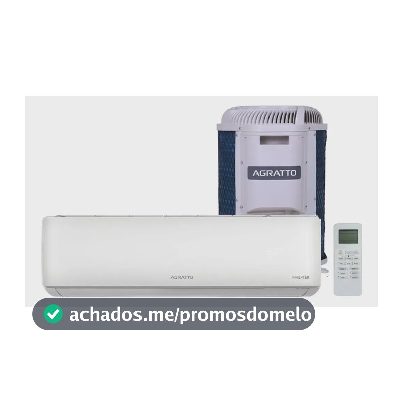 Ar Condicionado Split Hi Wall Inverter R-32 Zen Agratto 9.000 BTUs Só Frio Monofásico