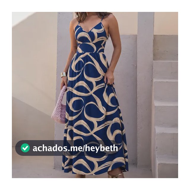 Vestido Longo Feminino Com Bojo  Estampado Elegante Moderno