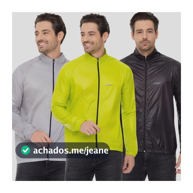 Jaqueta Corta Vento Ciclismo Masculina Impermeável Zíper Mtb