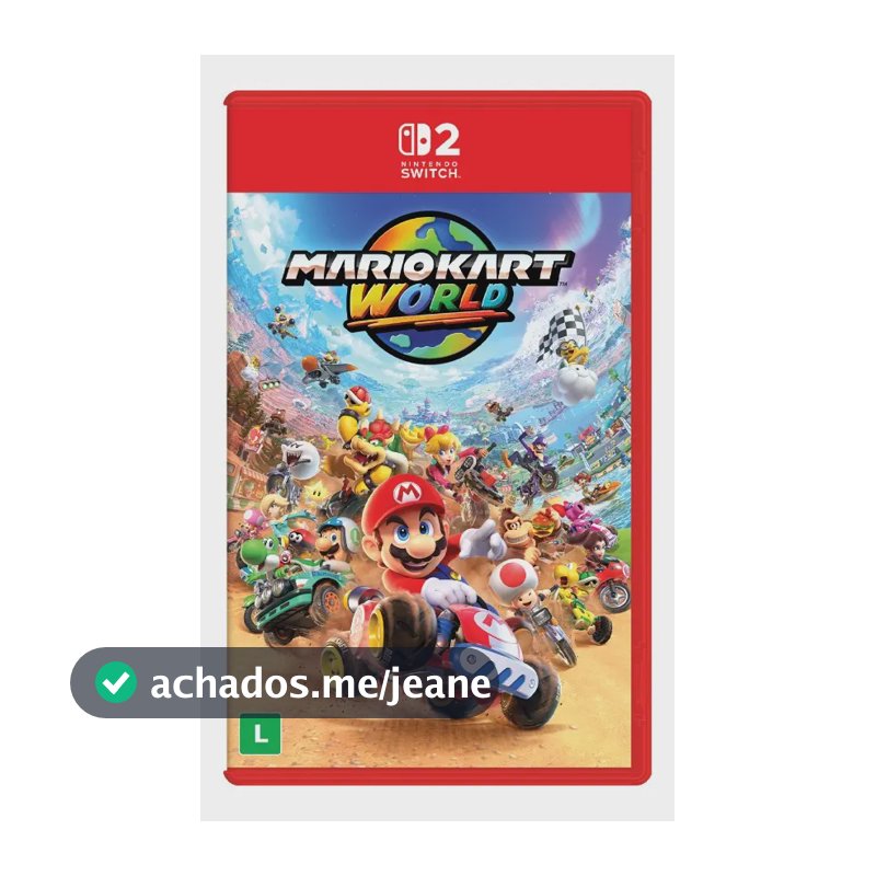 Jogo Mario Kart World Switch 2 Nintendo
