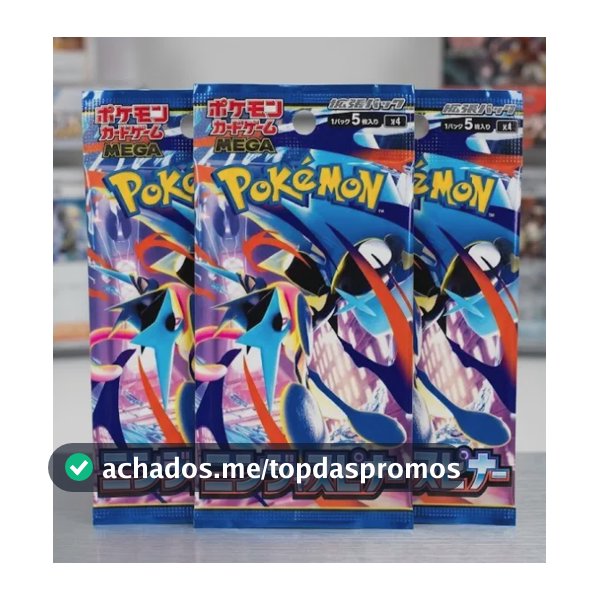 Pokemon Tcg: Kit 3 Boosters Ninja Spinner - Me04 Jpn Japonês