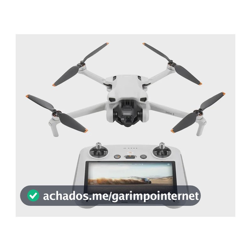Drone DJI Mini 3 Standard (controle com tela) - DJI047