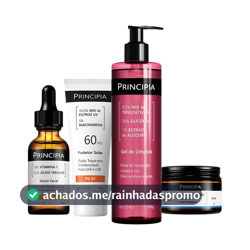 Principia Kit Essencial Gl-03 + Ch + Vc + Ps Sensível Dia/noite