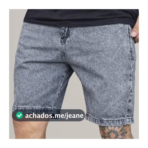 Bermuda Jeans Masculina Jogador Estiloso Shorts Premium