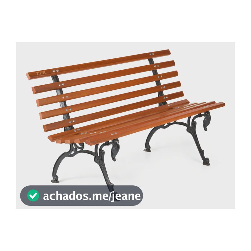 Banco Madeira Lyptus TZP Tamandua 3 Lugares Castanho Jardim 150x60cm