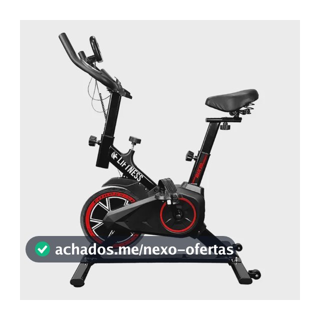 Bicicleta Ergométrica Profissional Spinning X11 Em Aço Carbono Suporta Até 120kg - Liftness Preto