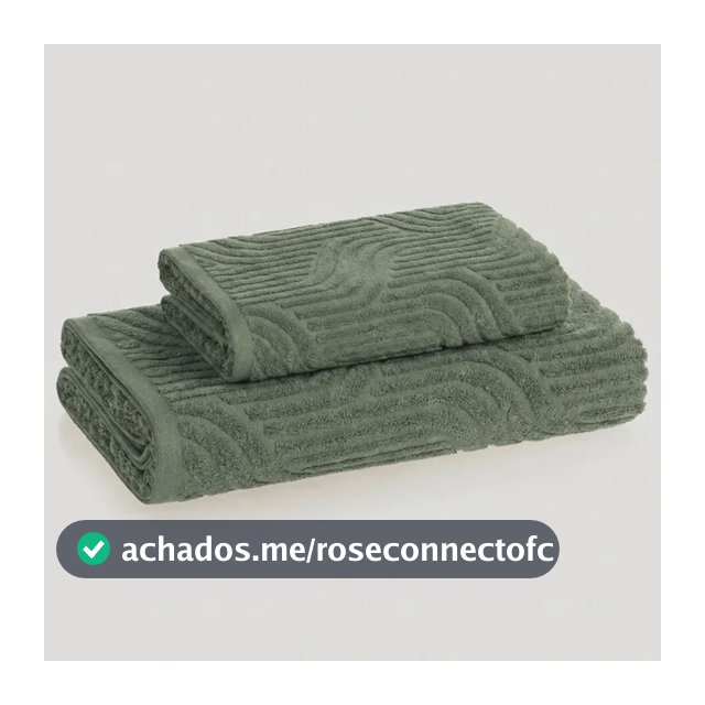 Kit Banho E Rosto 2 Peças Fio Penteado Nero Bosque Karsten Verde