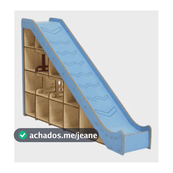 Nova Pista Rampa De Para Carrinho Infantil Mdf 40cm Azul-claro