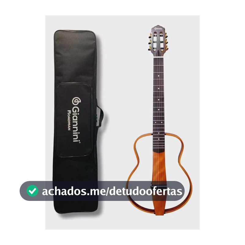 Violão Eletroacústico Giannini Roadman Nylon Mogno Pré-Amplificador